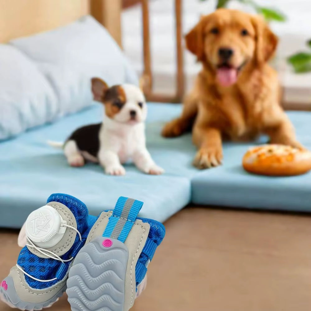 Dog Mesh Shoes 4-Pack